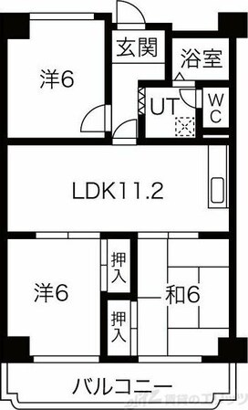 ハイツネーバーIIの物件間取画像